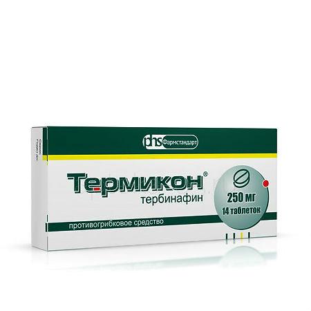 Термикон тб 250 мг № 14 (Фармстандарт)